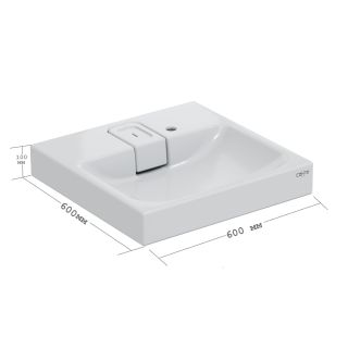 Раковина над стиральной машиной Санта Венера 900162 60 см белый